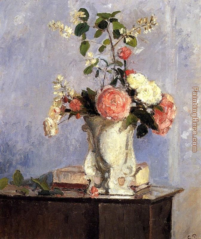 Bouquet Of Flowers painting - Camille Pissarro Bouquet Of Flowers art painting